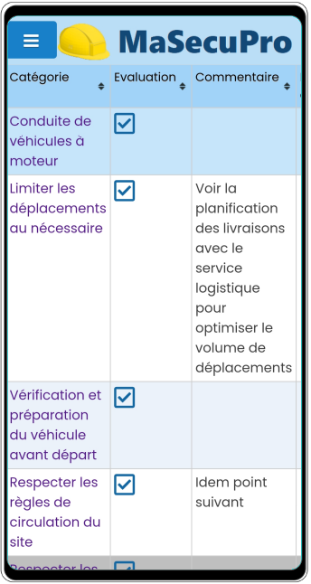 Création d'une analyse de risques avec l'application MaSecuPro